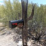 Unlit Sahuaro Cactus Mailbox